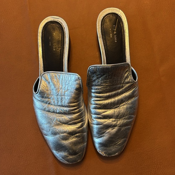 Rag & Bone silver slides - Picture 4 of 7